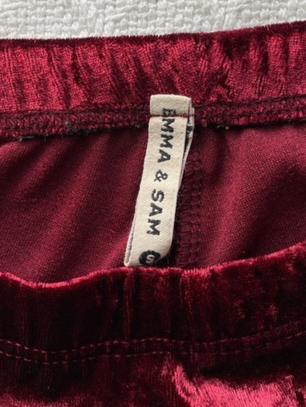 Emma & Sam Crushed Velvet Mega Flare